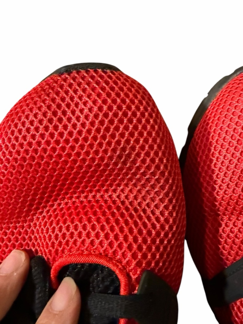 Men's Red and Black Athletic Sneakers - Lightweight Performance - Picture 9 of 12